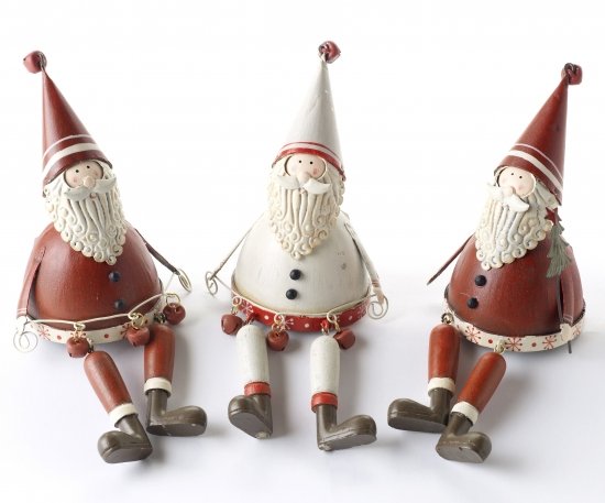 Vintage Sitting Santa Christmas Decorations Decorative   11632 Xlarge Large 