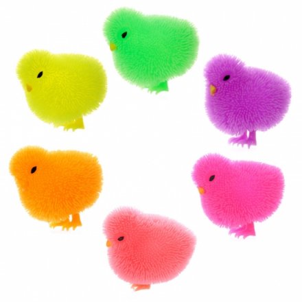 Each Puff Pet is made from brightly coloured squidgy rubber.