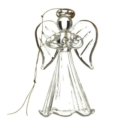Fluted Angel Tree Deco, 6cm 
