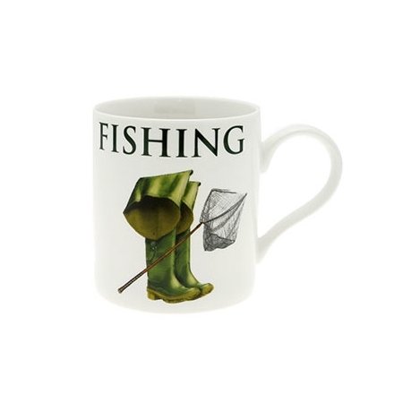 Fishing Fine China Oxford Mug Boxed