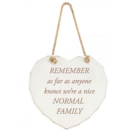 Nice Normal Family Plaque