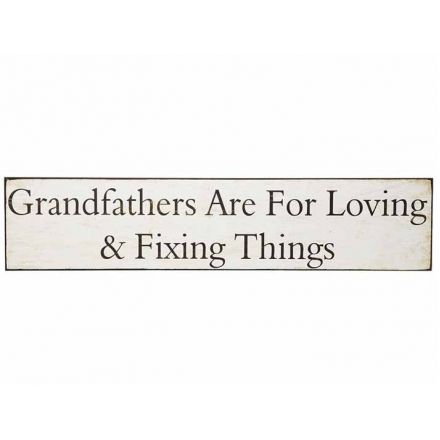 Grandfathers Are For Plaque 