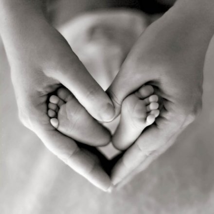 New Baby - Hands and Feet Greeting card