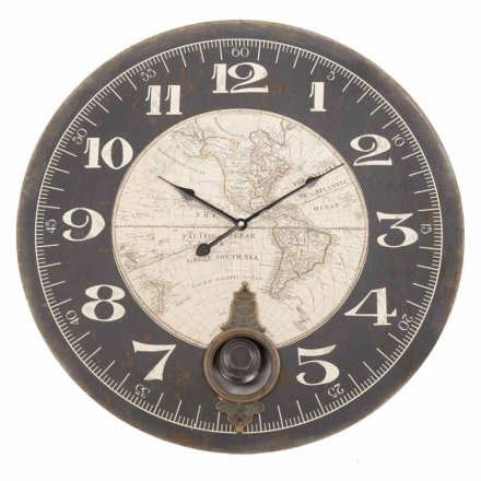 Pendulum Atlas Wall Clock