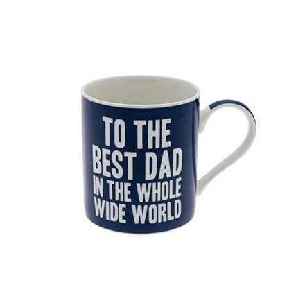 Wisdom Best Dad fine china mug