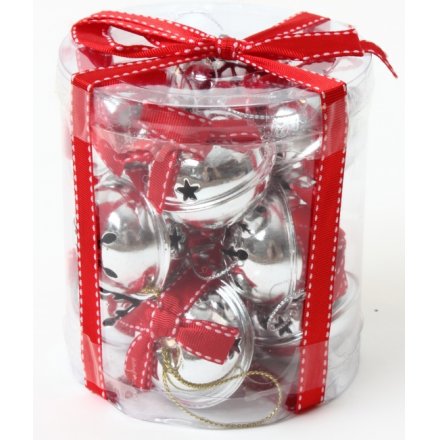 Red Ribbon Boxed Bell Set