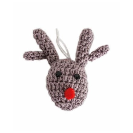 Hanging Crochet Reindeer
