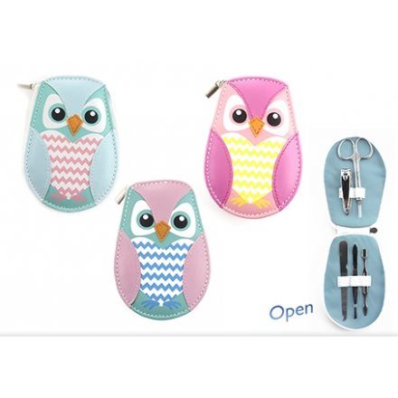 Owl Manicure Set 3a