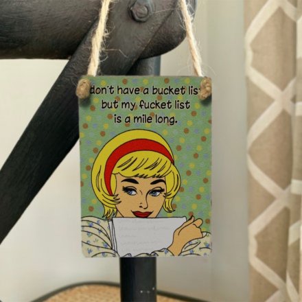 Add a little humour to your day with our new mini vintage signs