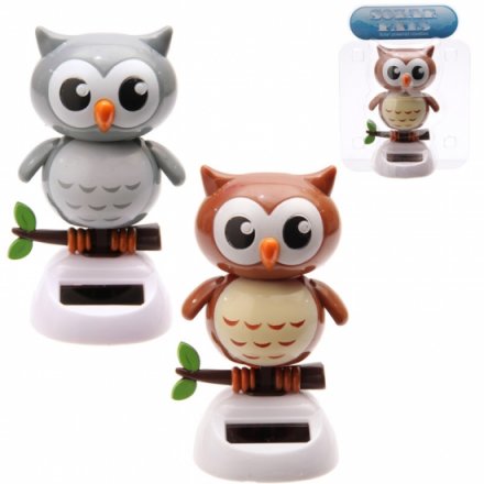 2 Assorted solar owls from the popular solar pal range