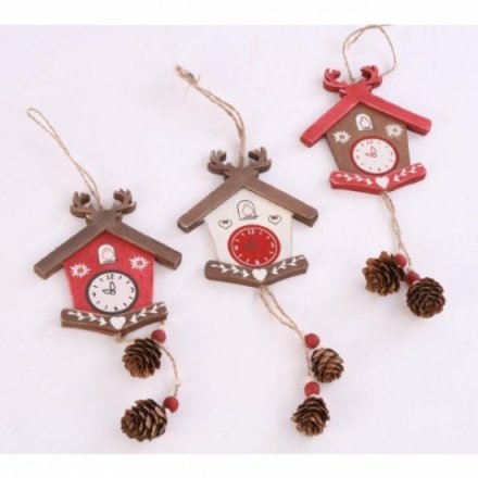 Wooden Cuckoo Hanger Mix