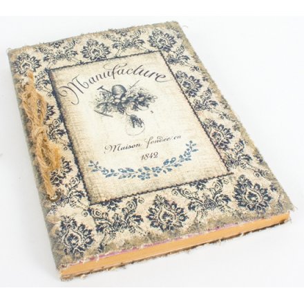 Black &amp; White Patterned Notebook