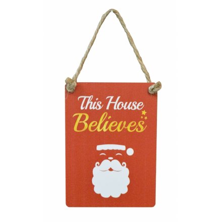 This House Believes Xmas Mini Sign