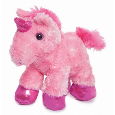 Mini Flopsie Unicorn Pink 8in