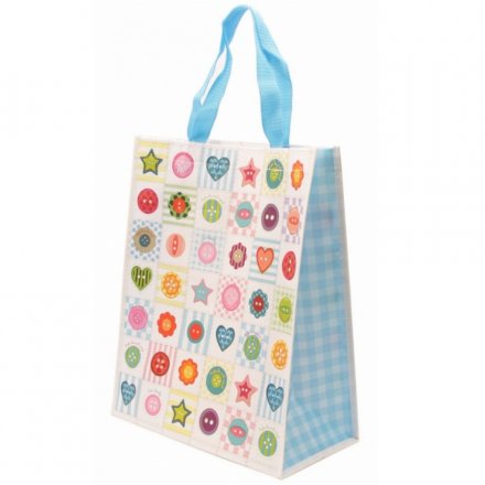 Buttons Design Shopping Bag