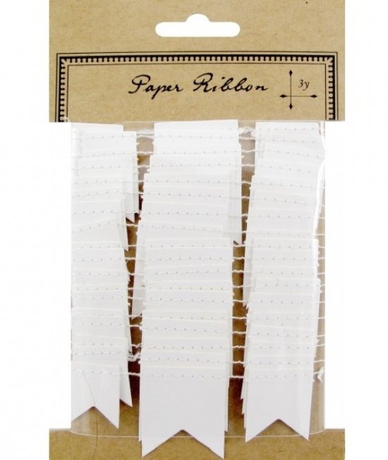 JFL018 / Paper Ribbon Garland 20966 Ranges / Cards, Wrap & Ribbon