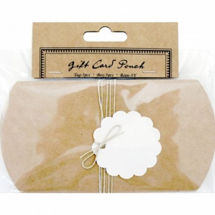Gift Pouch With Tag &amp; Twine