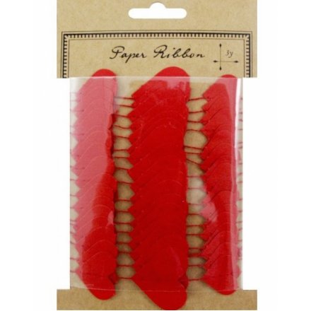 Red Heart Paper Ribbon