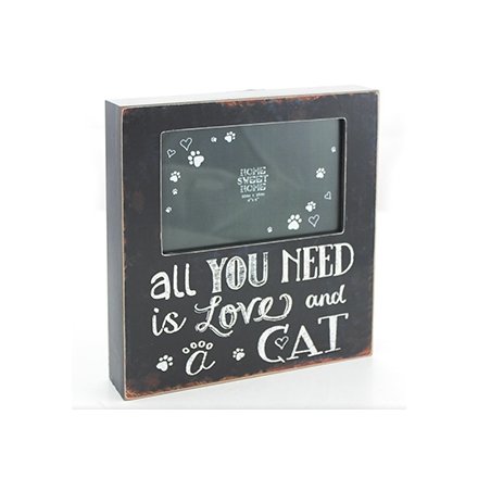 Love and A Cat Photo Frame 4x6