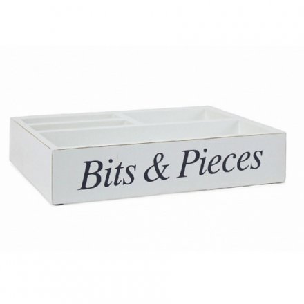 White Bits and Pieces Holder