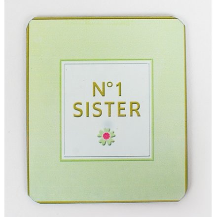 No 1 Sister Metal Magnet