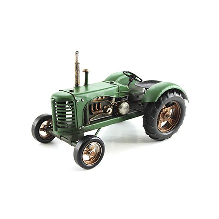 Green Tractor Tin Model