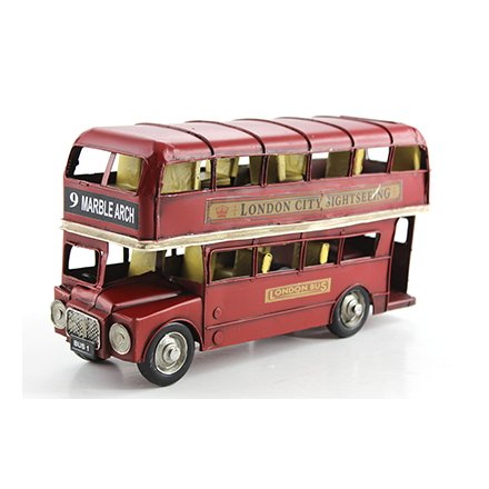 Double Decker Bus Tin Model