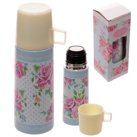 Chintz Floral Stainless Steel Flask 350ml