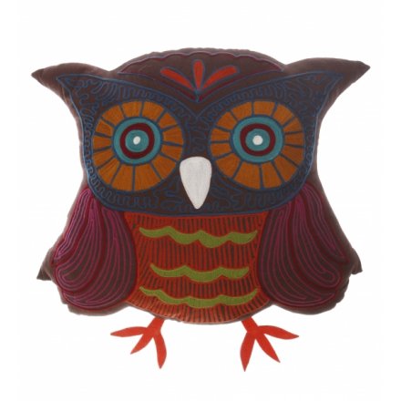Quirky Owl Cushion 35cm