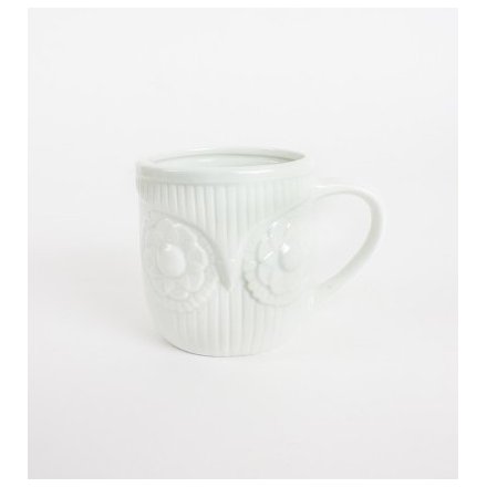 Porcelain Owl Mug