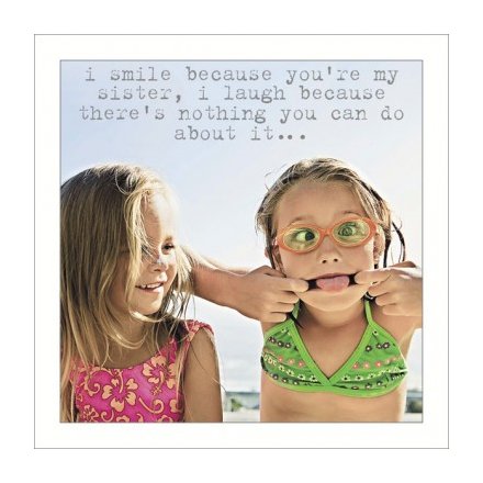 Humorous blank card from ICONs Life Is Sweet range of greeting cards