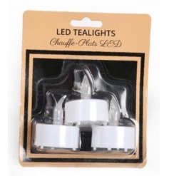 LED Tlights in a pack of 3 to give your home a warm evening glow