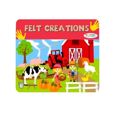 Create hours of fun with this felt farm play set, a great stocking filler and pocket money toy