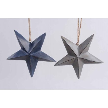 Wooden 3D Stars Decoration, 2a