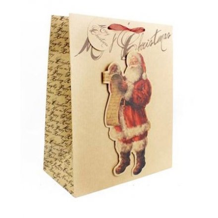 Victorian Santa Gift Bag, Extra Large