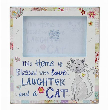Cutie Cat Love & Laugh Frame
