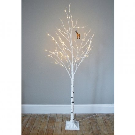 A superior quality light up birch tree for outdoor and indoor use.