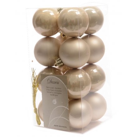16 Pack of Pearl Baubles