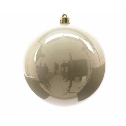 Pearl Bauble Shatterproof Extra Large 200mm