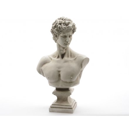 Historical style David bust ornament