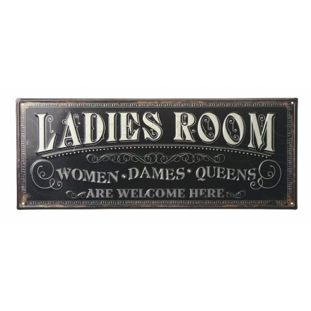 Ladies Room Plaque