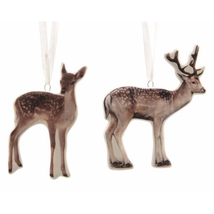 Hanging Deer Decoration Mix 10cm