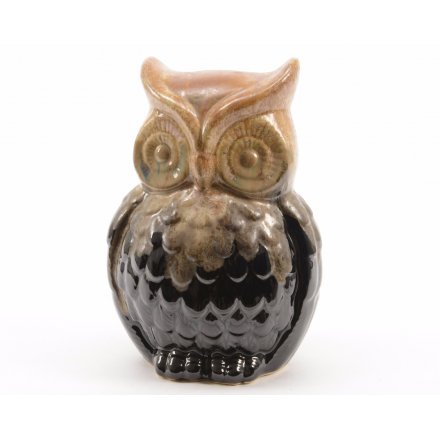 Ceramic Owl Ornament 14cm