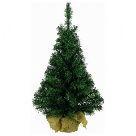 Christmas Tree Hessian Sack 45cm