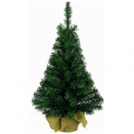 Christmas Tree Hessian Sack Medium 60cm