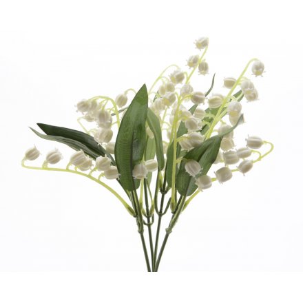 Lily Of The Valley Bunch White 24cm