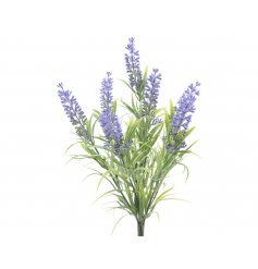 Lavender bunch of artificial flowers for decorative purposes