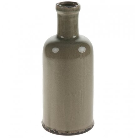Antique Ceramic Bottle Large 26cm