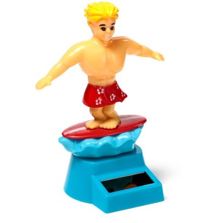 Fun surfer dude novelty solar pal with box