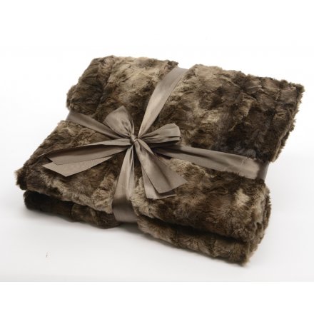 Large Luxury Throw Plaid Faux Fur 150cm
